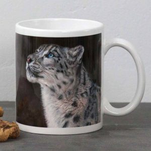 Snow Leopard portrait Mountain Spirit Mug