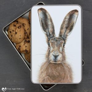 Brown Hare Biscuit Tin - Mr Brambles
