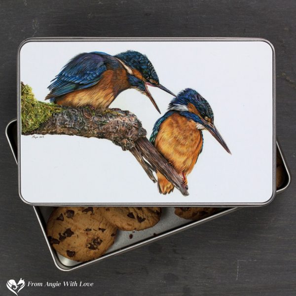 Kingfisher Biscuit Tin - Domestic Bliss